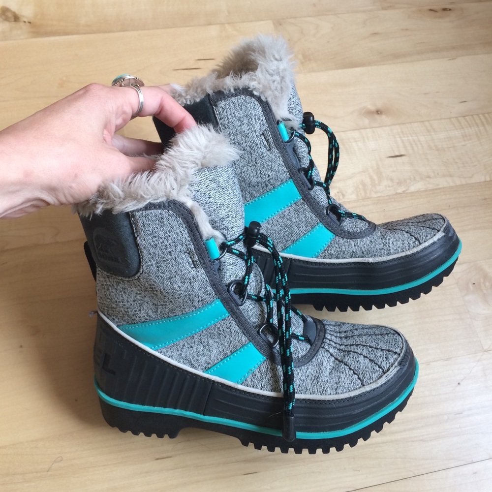 Girls Sorel Winter Boots Sz 2